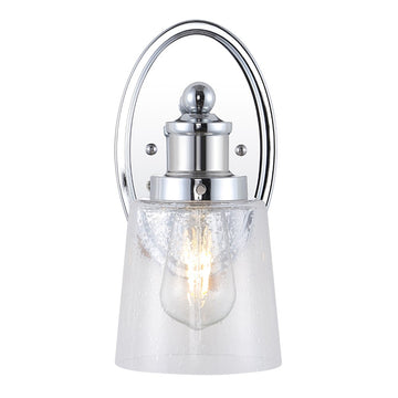 Beverly Iron/Seeded Glass Classic Cottage LED Vanity Light